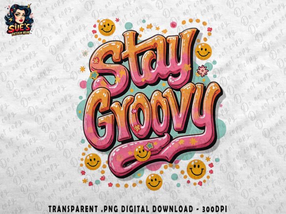 Download Y Groovy: Retro Vibes - Groovy Smiley - Retro Collection
