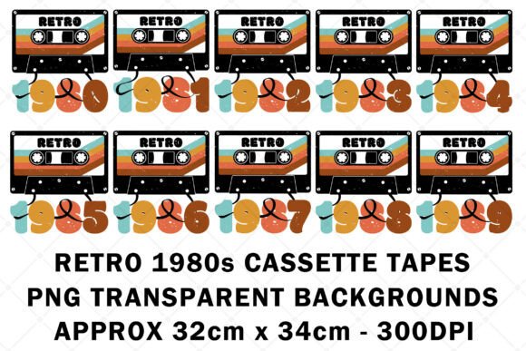Download Retro 1980s Cassette Tapes - Retro Collection