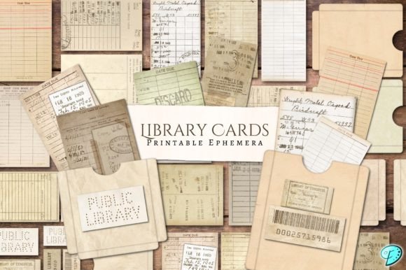 Download Library Card Printable Ephemera - Ephemera Collection
