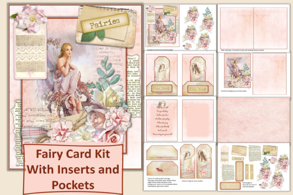 Download Fairy Card Making Kit Journal Ephemera - Ephemera Collection