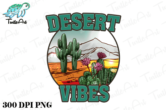 Download Desert Vibes Cactus Retro Sublimations - Retro Collection