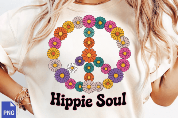 Download Retro Hippie PNG Design,Hippie T-shirt - Retro Collection