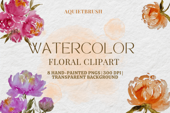 Download Hand-drawn Watercolor Peonies - Premium Resources