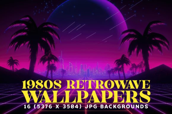 Download 16 Retrowave Wallpapers in 6K - Retro Collection