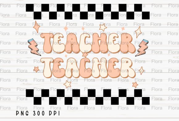 Download Retro Teacher Back to School Hippie PNG - Retro Collection