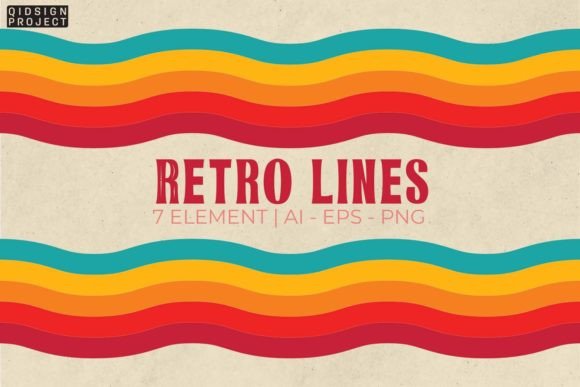 Download 7 Retro Lines, Retro Sublimations - Retro Collection