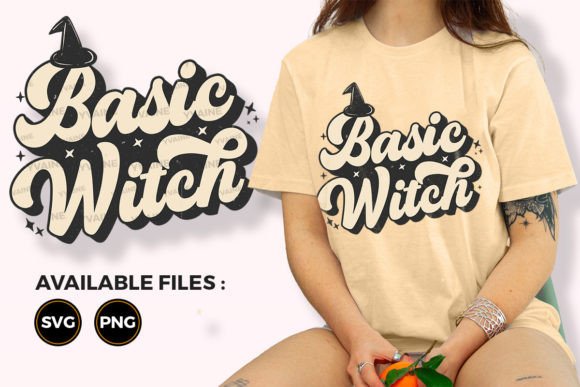 Download Basic Witch Retro Halloween SVG Design - Retro Collection
