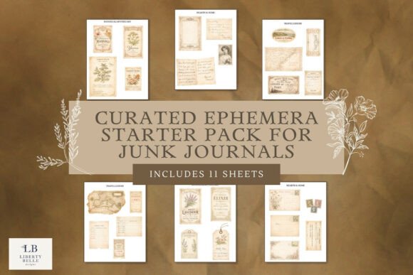 Download Curated Vintage Ephemera Pack - Ephemera Collection